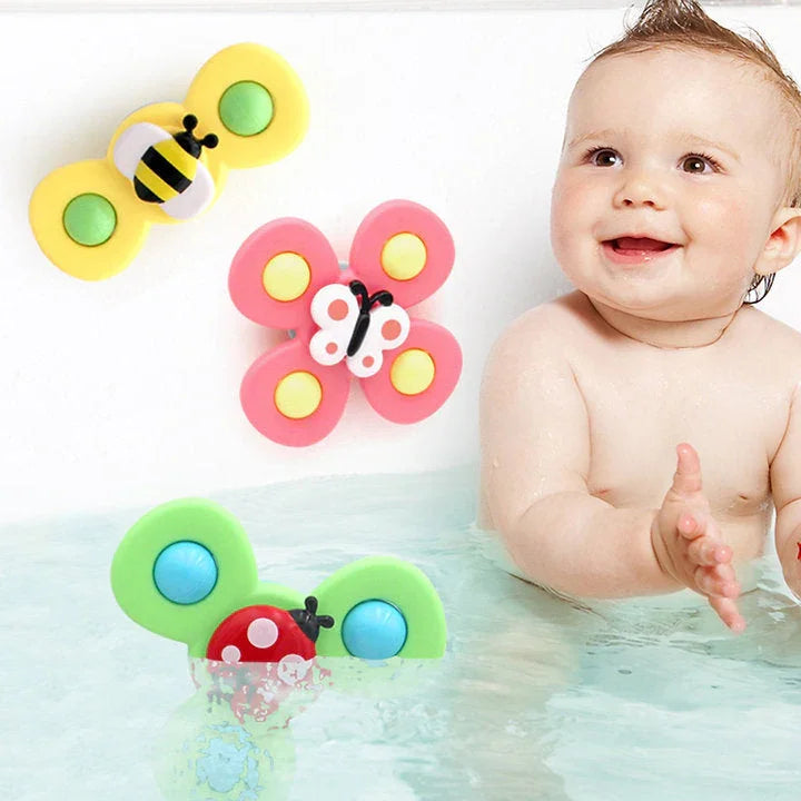 Portable Spin Stick Car Playset - 3 Pack