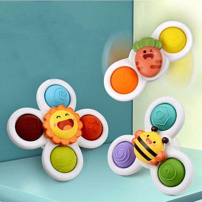 Portable Spin Stick Car Playset - 3 Pack