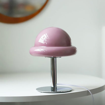 Galaxy Glass Desk Lamp with Silver Finish
