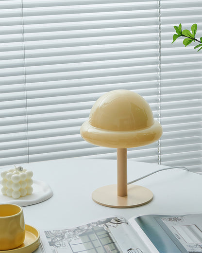 Galaxy Glass Desk Lamp with Silver Finish