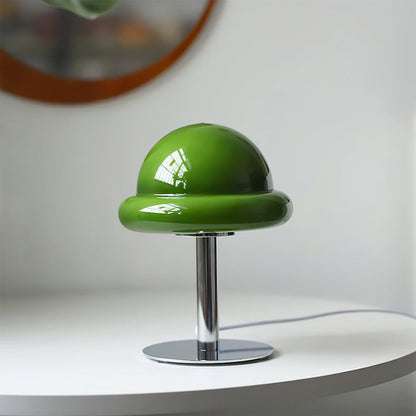 Galaxy Glass Desk Lamp with Silver Finish