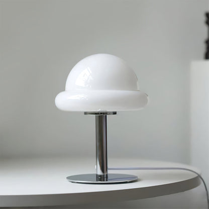 Galaxy Glass Desk Lamp with Silver Finish