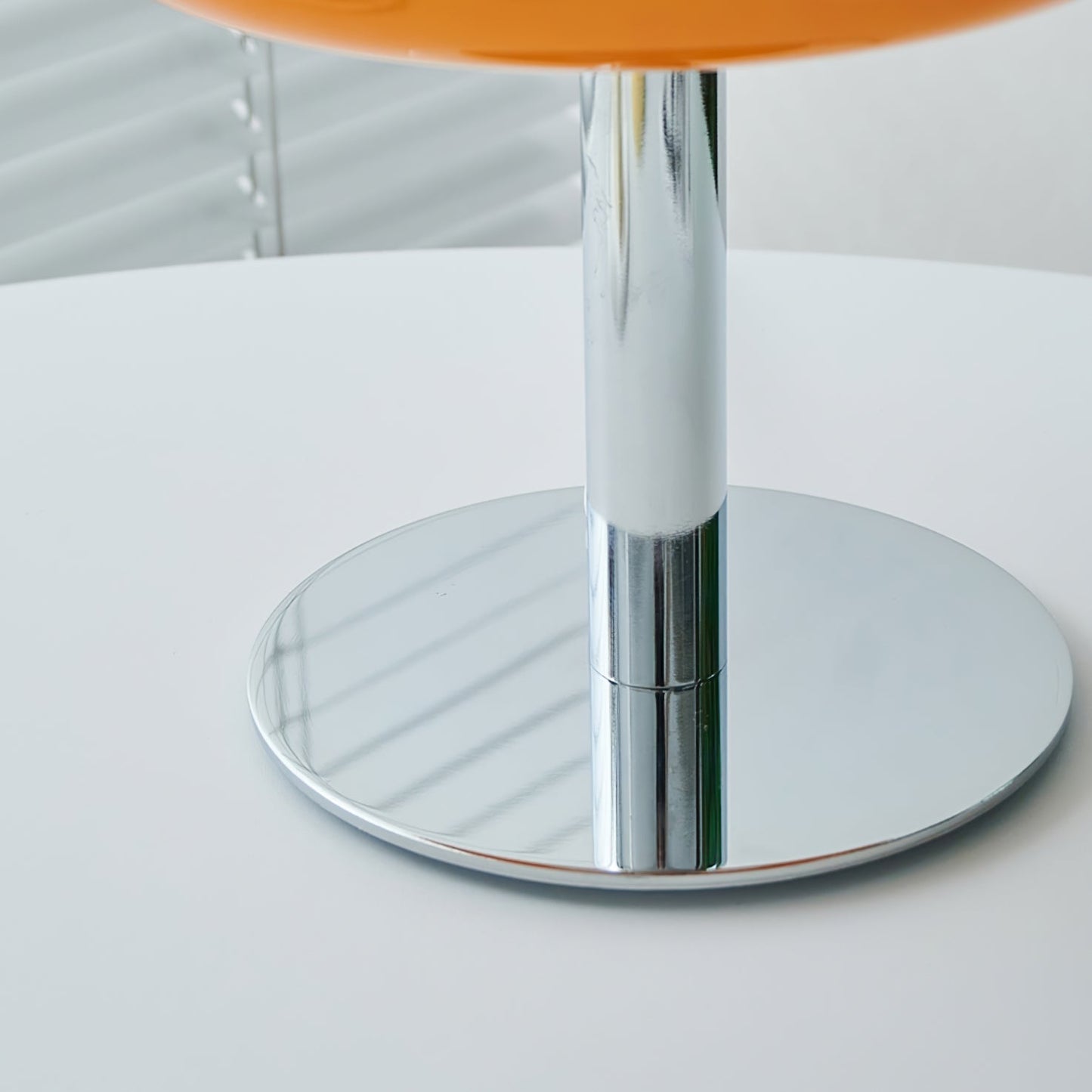 Galaxy Glass Desk Lamp with Silver Finish