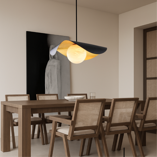 Elegant Spanish Marble Drop Pendant Light - Fesara
