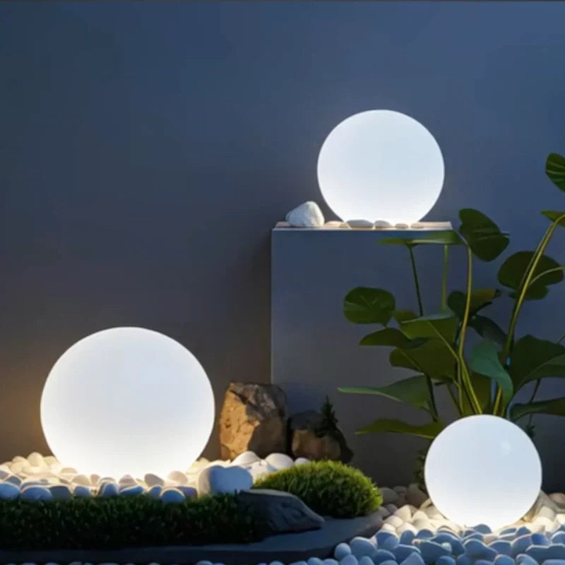 Colorful Outdoor Solar LED Globe Light