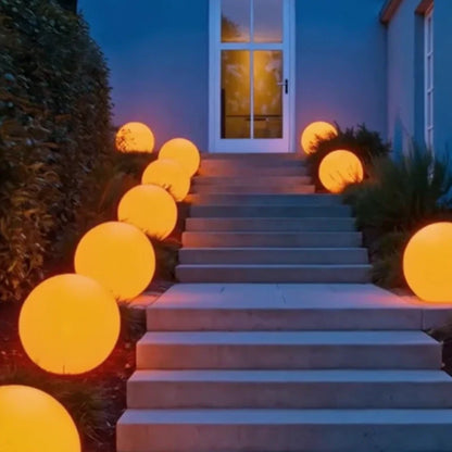 Colorful Outdoor Solar LED Globe Light