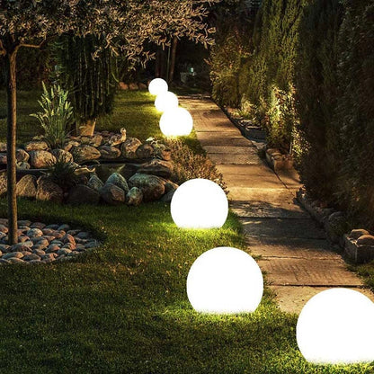 Colorful Outdoor Solar LED Globe Light