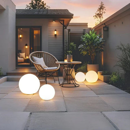 Colorful Outdoor Solar LED Globe Light