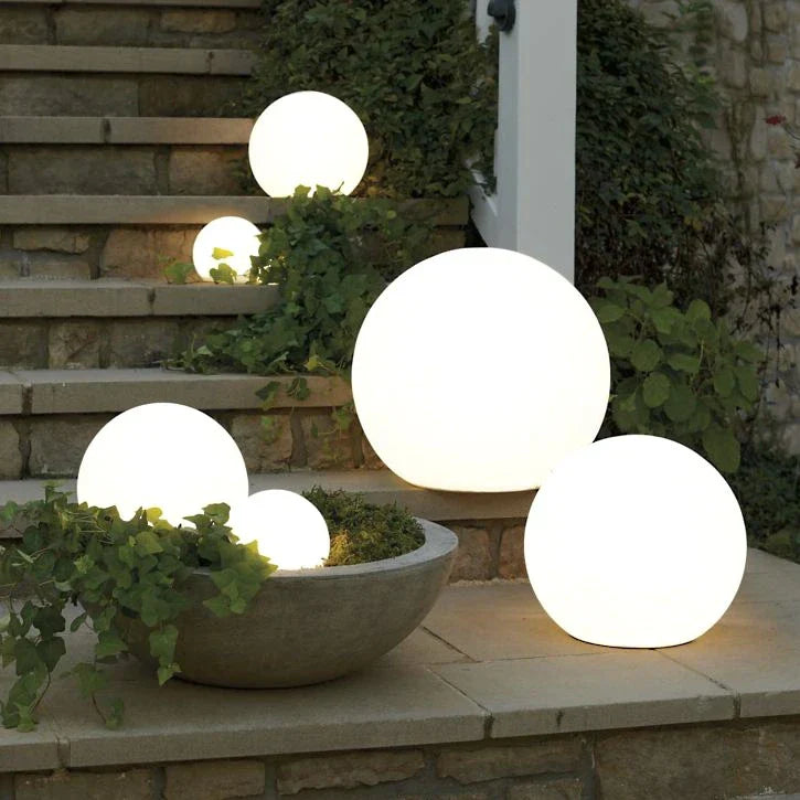 Colorful Outdoor Solar LED Globe Light