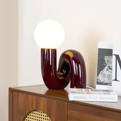 Stunning Glass and Resin Desk Lamp