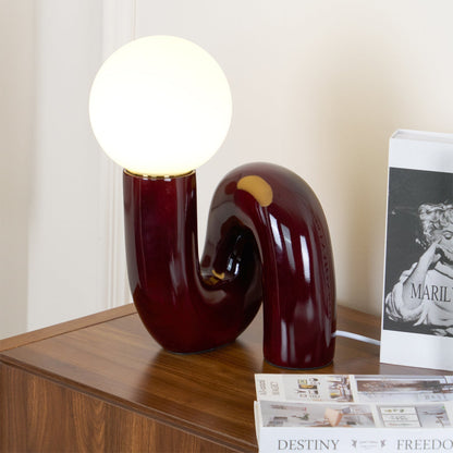 Stunning Glass and Resin Desk Lamp