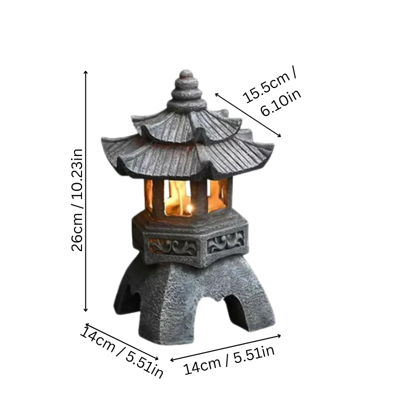 Decorative Sun Tower Figurine - Fesara