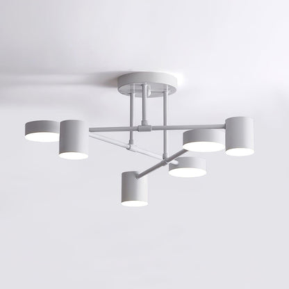 Luxury Gold Orb Chandelier LED Ceiling Light 6-Light