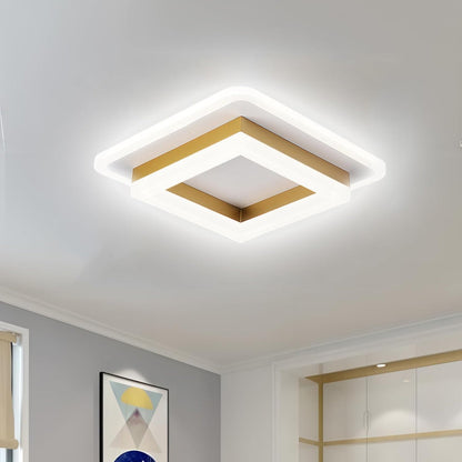 Contemporary Flat LED Ceiling Lamp – Simple Low Profile Light