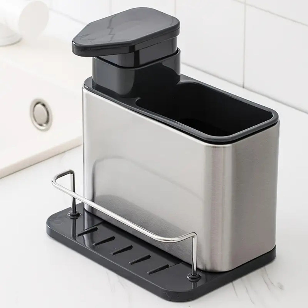 Stainless Steel Kitchen Sink Organizer & Soap Holder