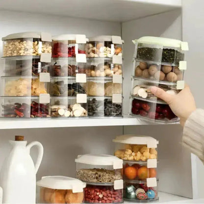 Compact 5 Piece Spice Storage Container