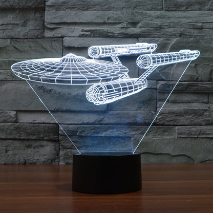 Colorful Star Trek 3D LED Table Lamp