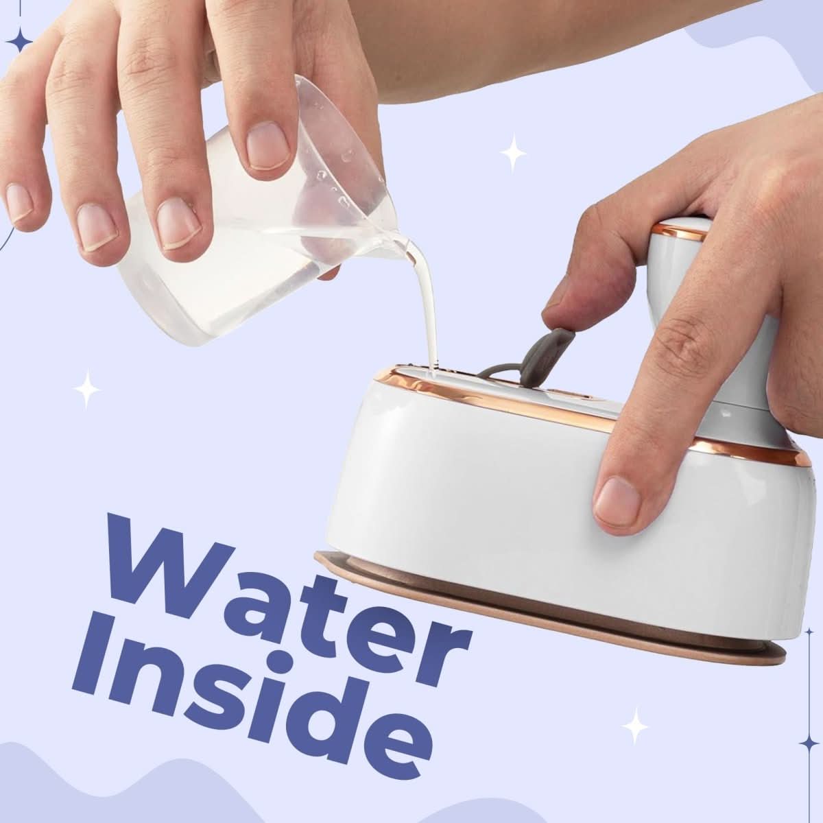 Compact Handheld Garment Steamer for Smooth Clothing