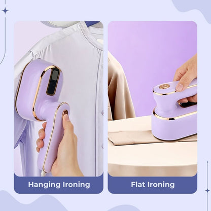 Compact Handheld Garment Steamer for Smooth Clothing