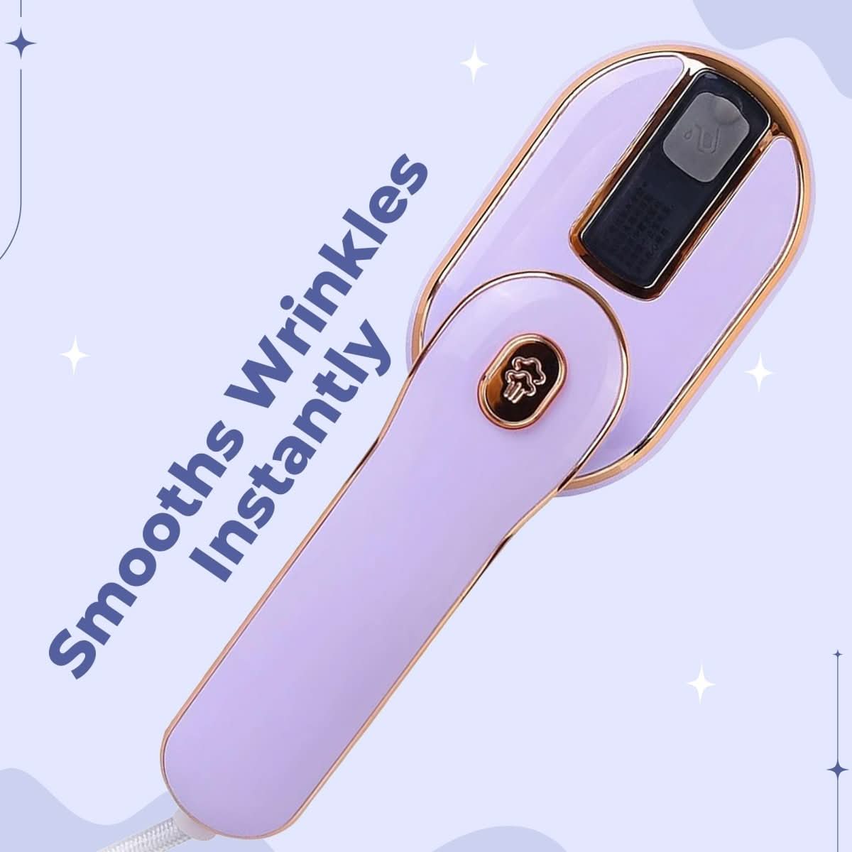 Compact Handheld Garment Steamer for Smooth Clothing
