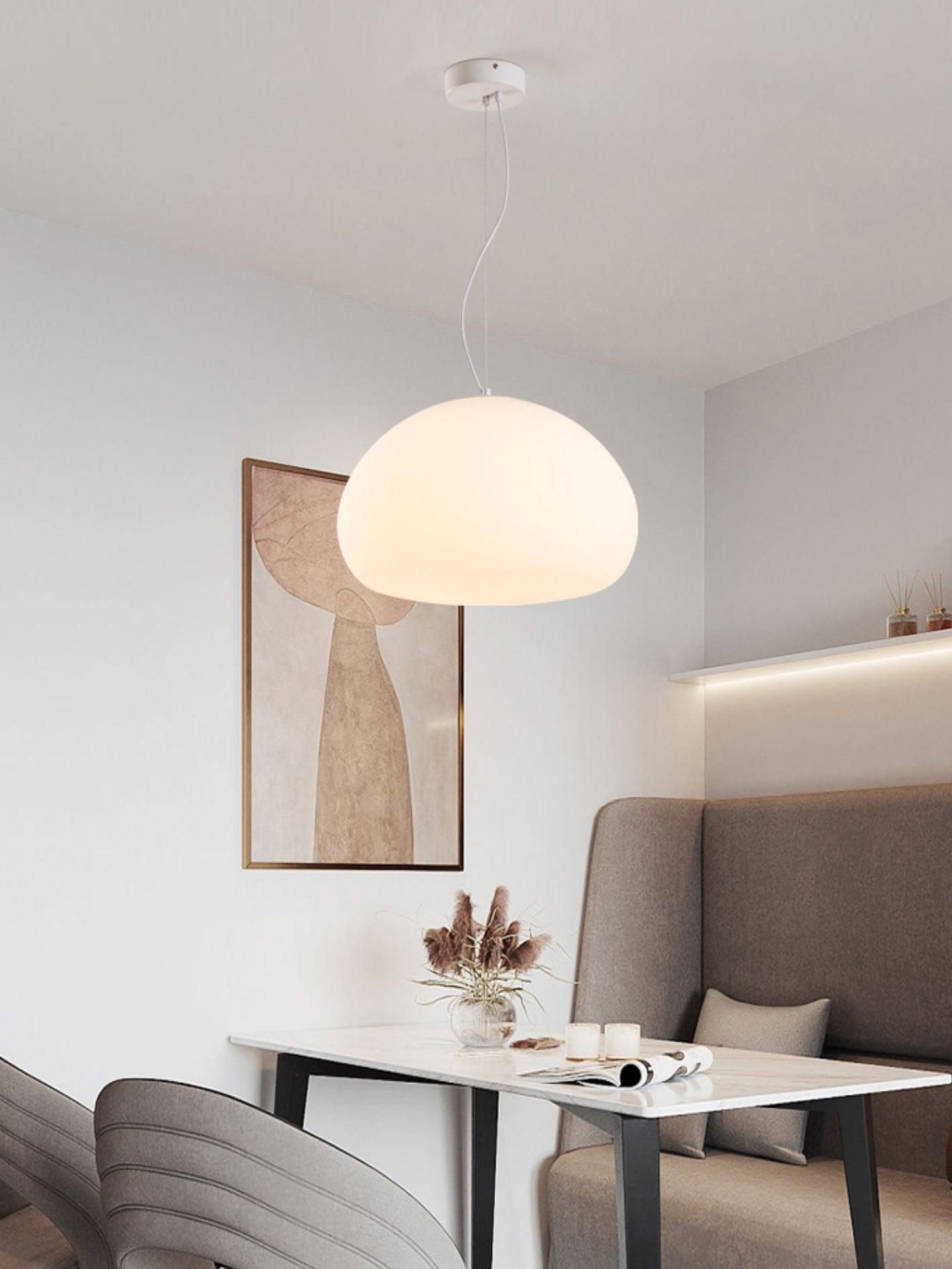 Warm Hanging Drop Light