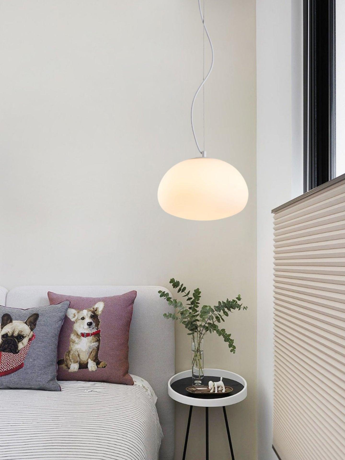 Warm Hanging Drop Light