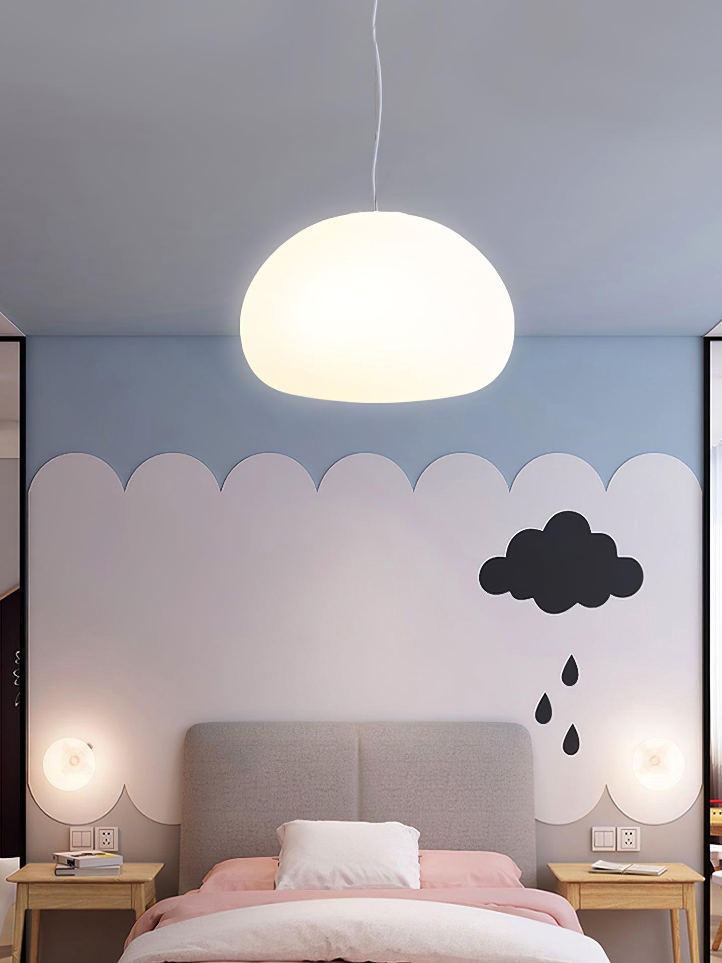 Warm Hanging Drop Light