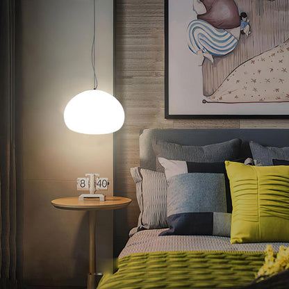 Warm Hanging Drop Light
