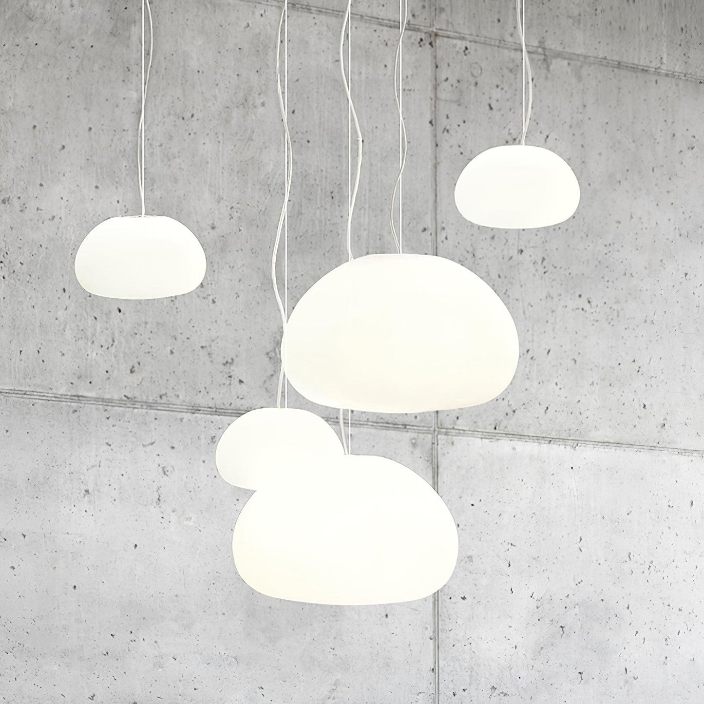 Warm Hanging Drop Light