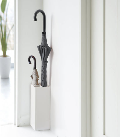 SteelGuard | Modern Sleek Steel Indoor Umbrella Stand with Drip Tray 1