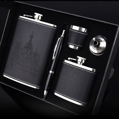 Premium Travel Stainless Steel Flask Gift Set - Fesara