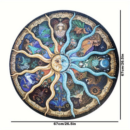 Large Round Constellation Jigsaw Puzzle 1000 Pieces