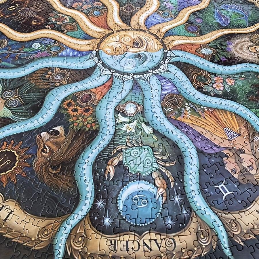 Large Round Constellation Jigsaw Puzzle 1000 Pieces