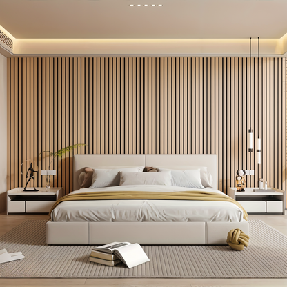 Easy Peel Wall Panels with Wooden Texture Design