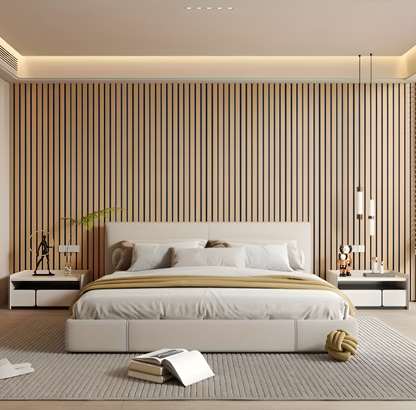Easy Peel Wall Panels with Wooden Texture Design