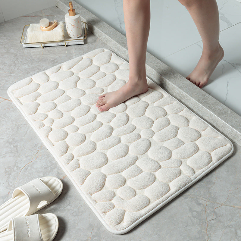 Plush Foam Bathroom Mat | Gentle & Fast Drying - Fesara