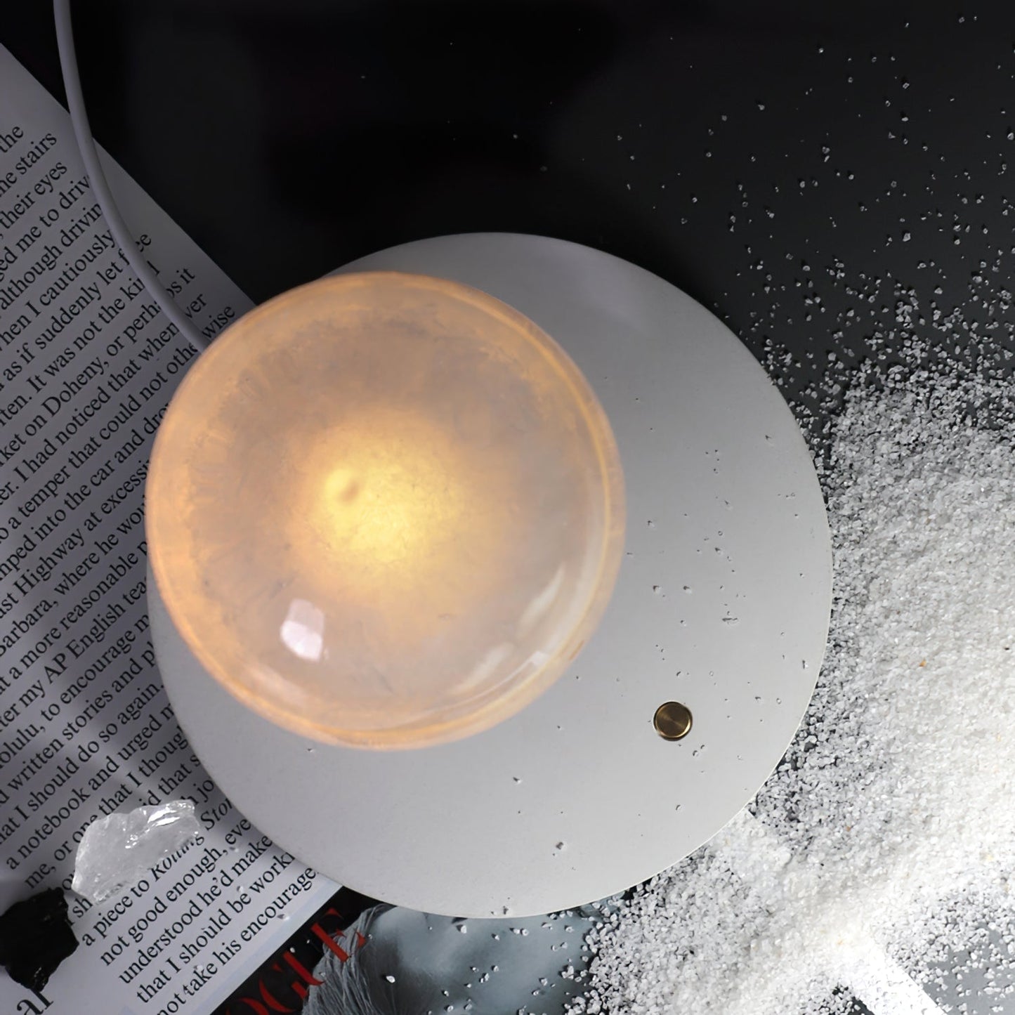 Cozy Rechargeable Desk Lamp with Warm Glow
