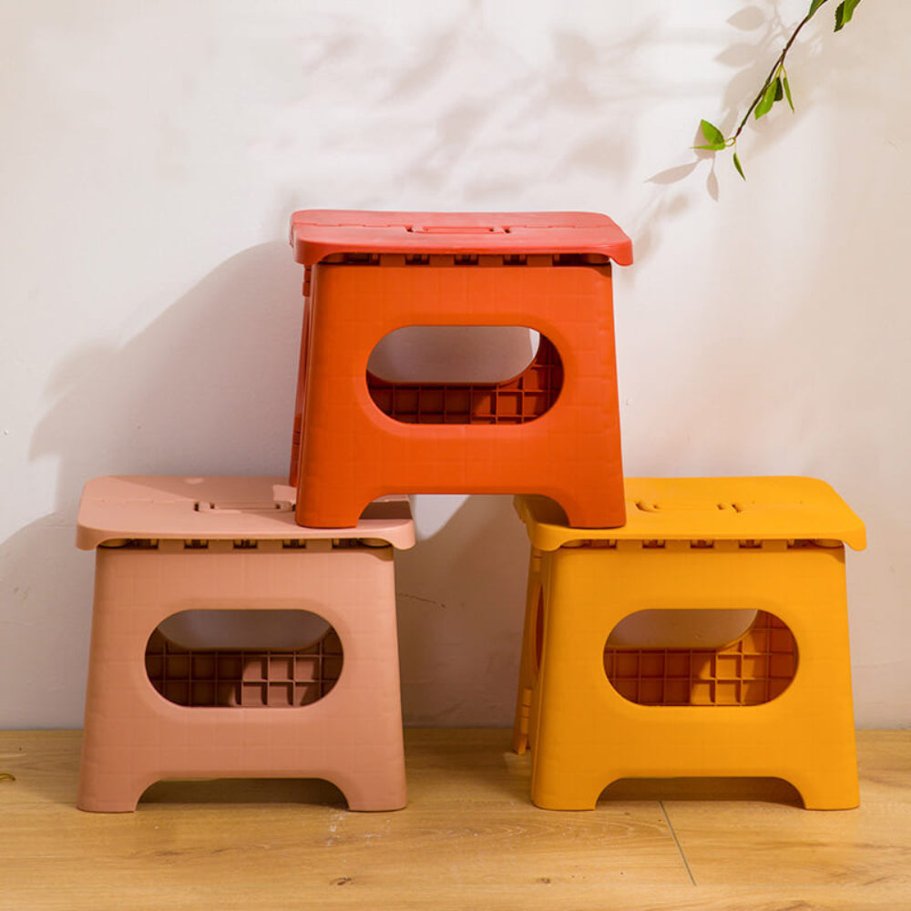 Compact Folding Step Stool with Handle - Fesara