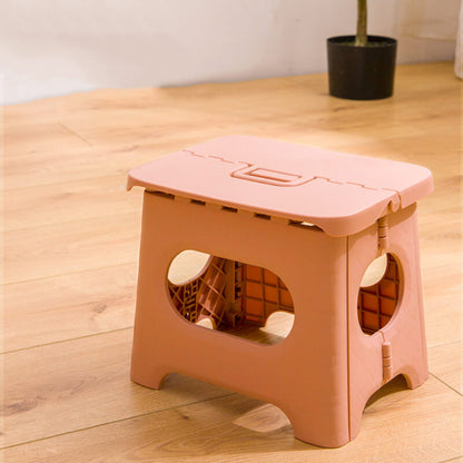 Compact Collapsible Step Stool with Grip