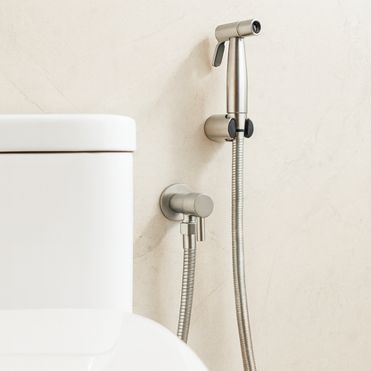 Premium Stainless Steel Toilet Bidet Sprayer Kit - Fesara