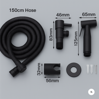 Premium Stainless Steel Toilet Bidet Sprayer Kit