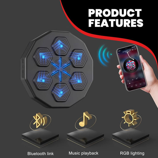 Compact Bluetooth Punching Pad for Home Workout - Fesara