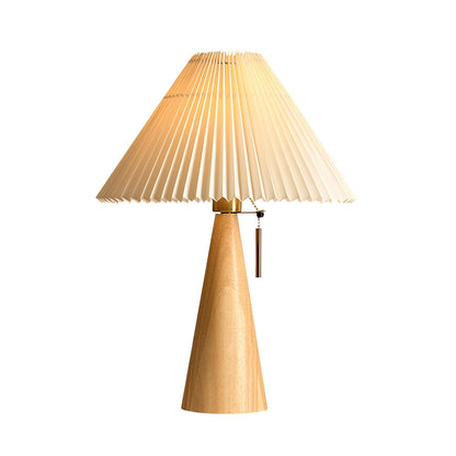 Classic Wooden Desk Table Lamp