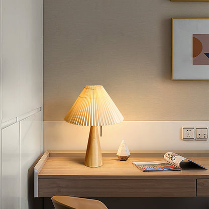 Classic Wooden Desk Table Lamp