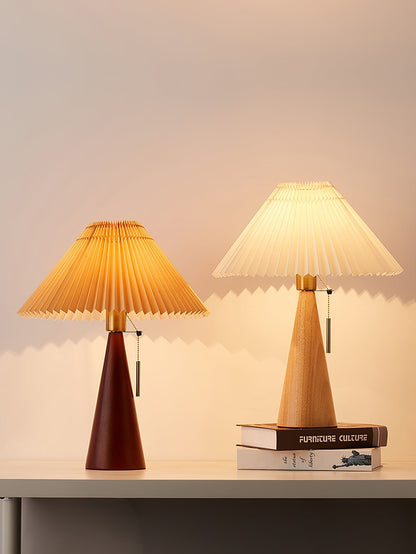 Classic Wooden Desk Table Lamp
