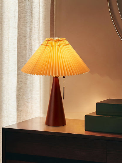 Classic Wooden Desk Table Lamp