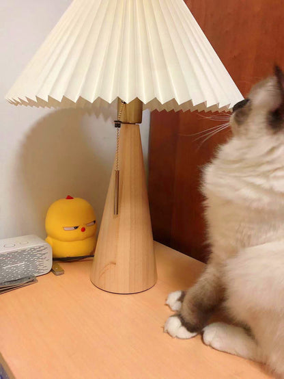 Classic Wooden Desk Table Lamp