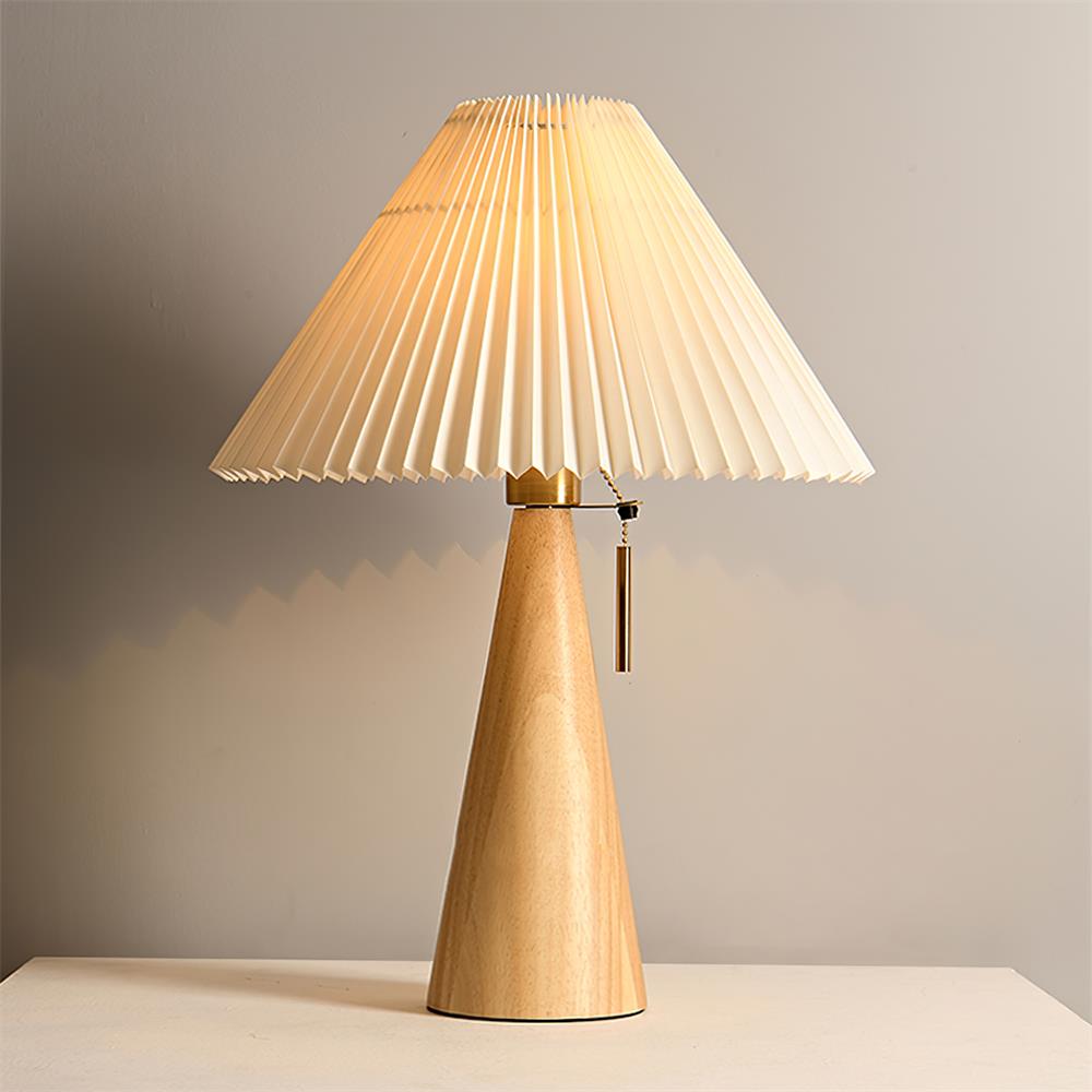 Classic Wooden Desk Table Lamp