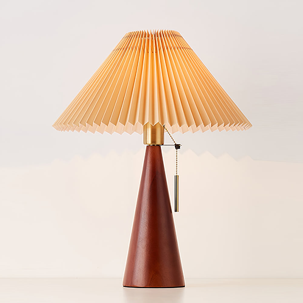 Classic Wooden Desk Table Lamp