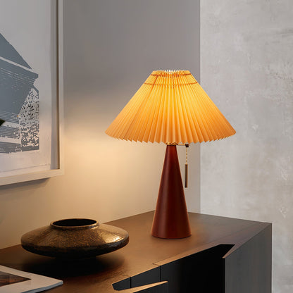 Classic Wooden Desk Table Lamp